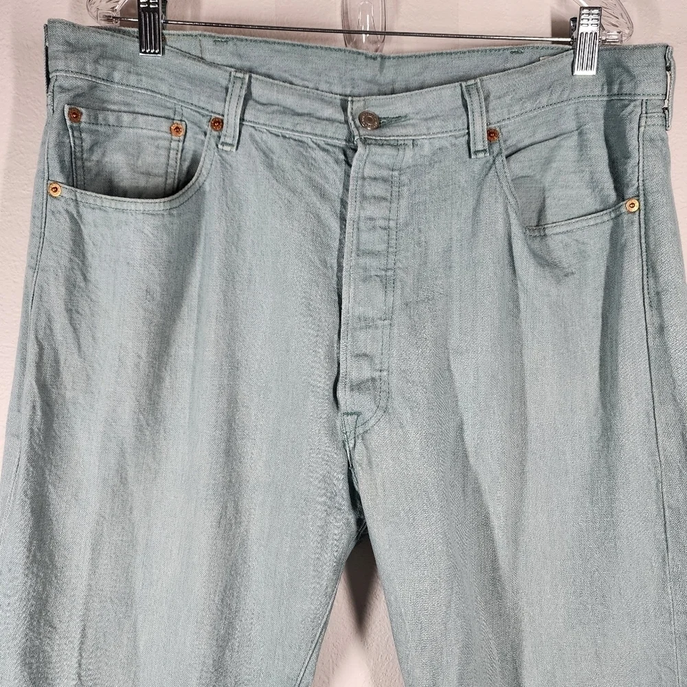 LEVI'S WHITE OAK CONE BUTTON FLY 5 POCKET DENIM JEANS